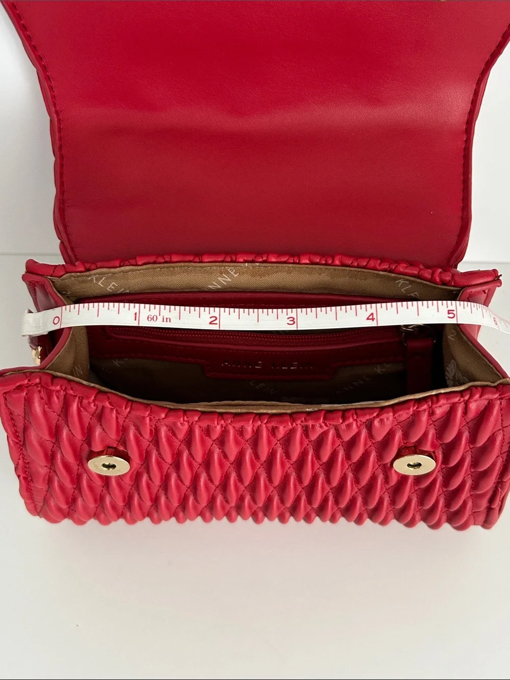 Anne Klein - Vibrant red mini satchel